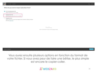 25	
  
Vous aurez ensuite plusieurs options en fonction du format de
votre fichier. Si vous avez peur de faire une bêtise, le plus simple
est encore le copier-coller.
 