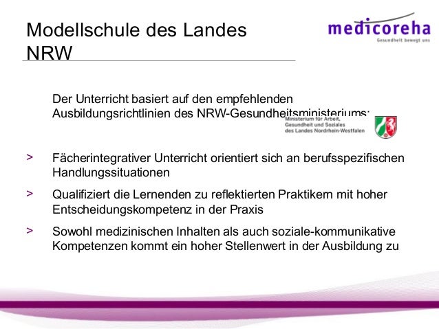 Medicoreha Welsink Akademie Ausbildung Physiotherapie Ergotherapie