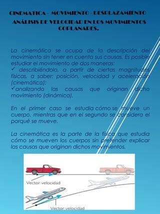 cinematica | PPT