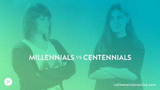 Slideshare millenials vs centennials