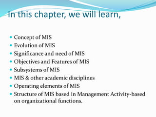 Management Information System | PPTX