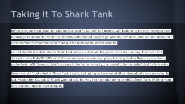 ratchet belt shark tank