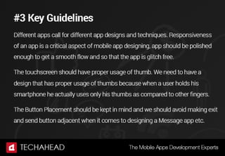 10 Principles of Mobile App Design