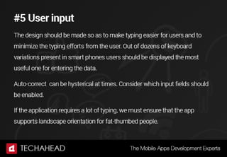 10 Principles of Mobile App Design