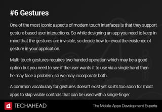 10 Principles of Mobile App Design
