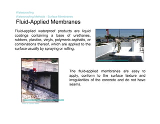 Integral Crystalline Waterproofing Technology | PDF
