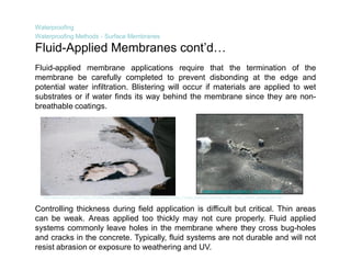 Integral Crystalline Waterproofing Technology | PDF