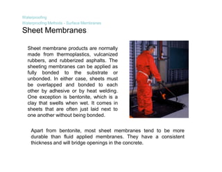 Integral Crystalline Waterproofing Technology | PDF