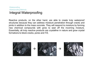Integral Crystalline Waterproofing Technology | PDF