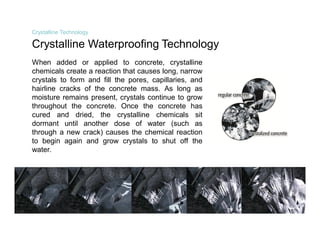 Integral Crystalline Waterproofing Technology | PDF