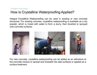 Integral Crystalline Waterproofing Technology | PDF