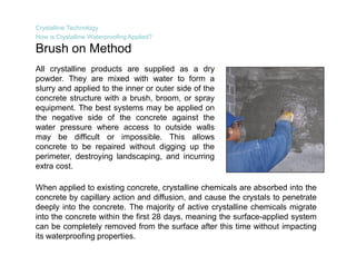 Integral Crystalline Waterproofing Technology | PDF
