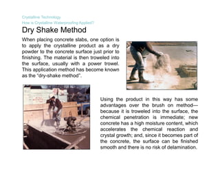 Integral Crystalline Waterproofing Technology | PDF