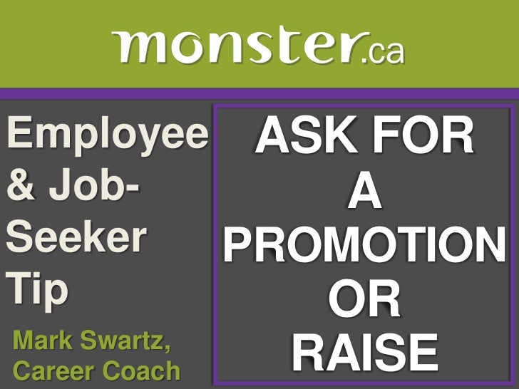ask for a raise or promotion ask for promotion