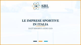 Valore della produzione - Imprese sportive Italia 2020