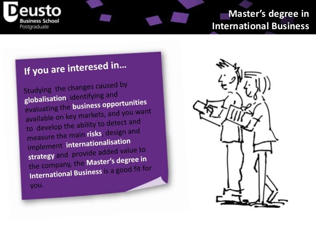 Official Master's Degree in International Business