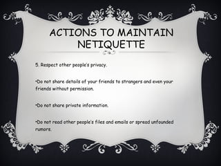 Slideshare netiquette