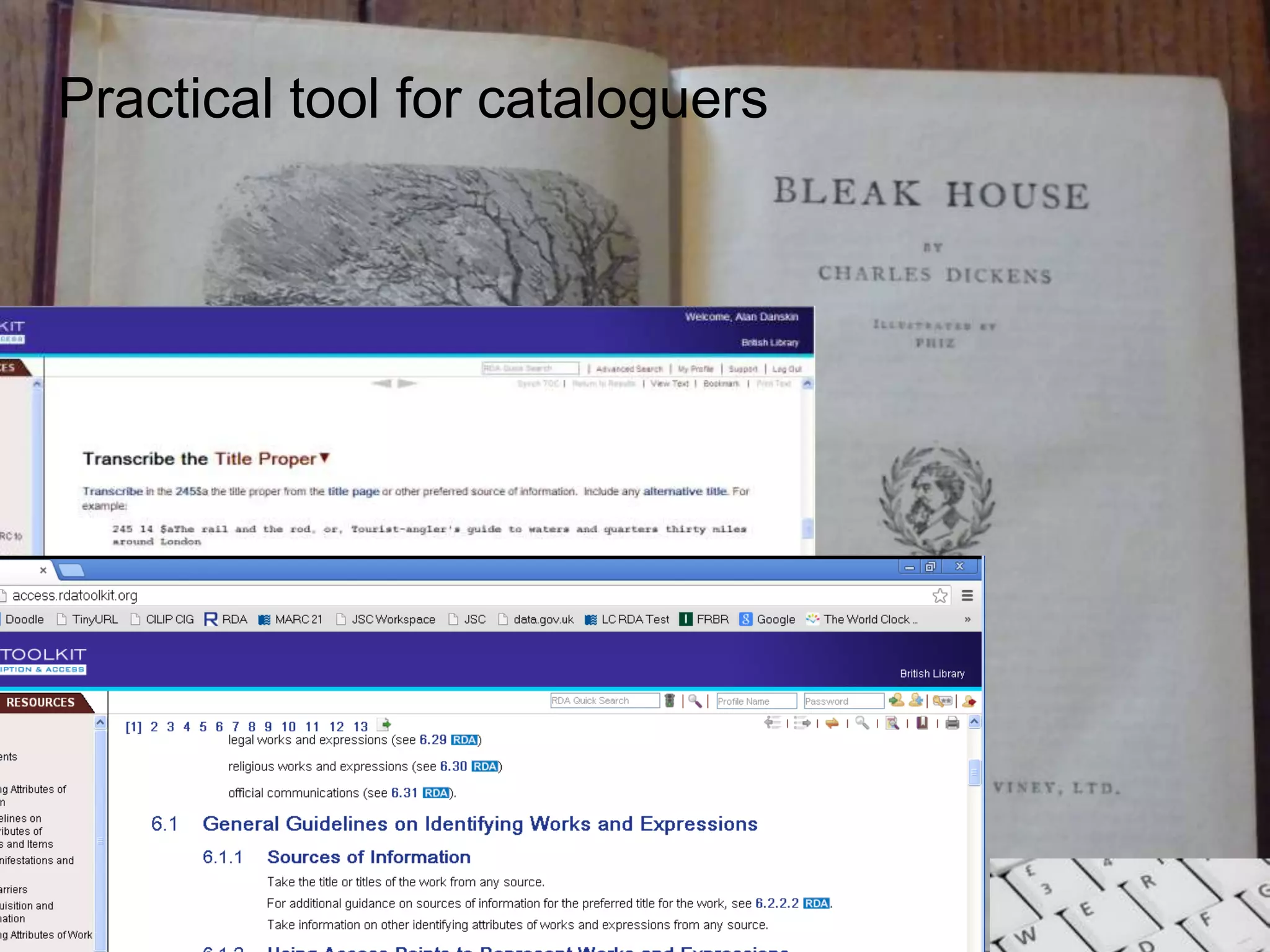 10
Practical tool for cataloguers
 