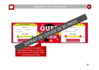 78
+Proposez des fonctionnalités de filtre
Facilitez le choix des
produits via des possibilités
de filtres poussées
Mettez en avant
les critères utilisés
par l’internaute
Ambiancez vos pages
d’accès produit pour
aider l’e-shoppeur à
s’orienter
25
 