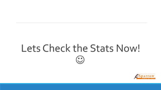 Lets Check the Stats Now!

 