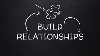 BUILD
RELATIONSHIPS
 