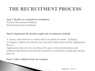employment process | PPT