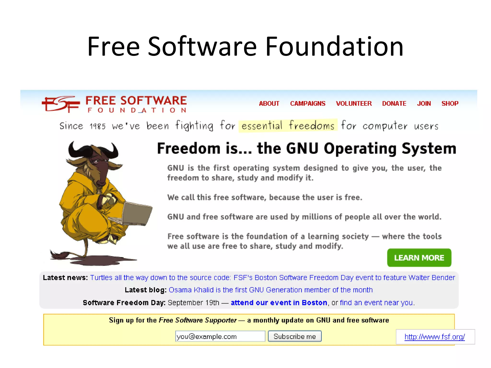 Free Software Foundation 