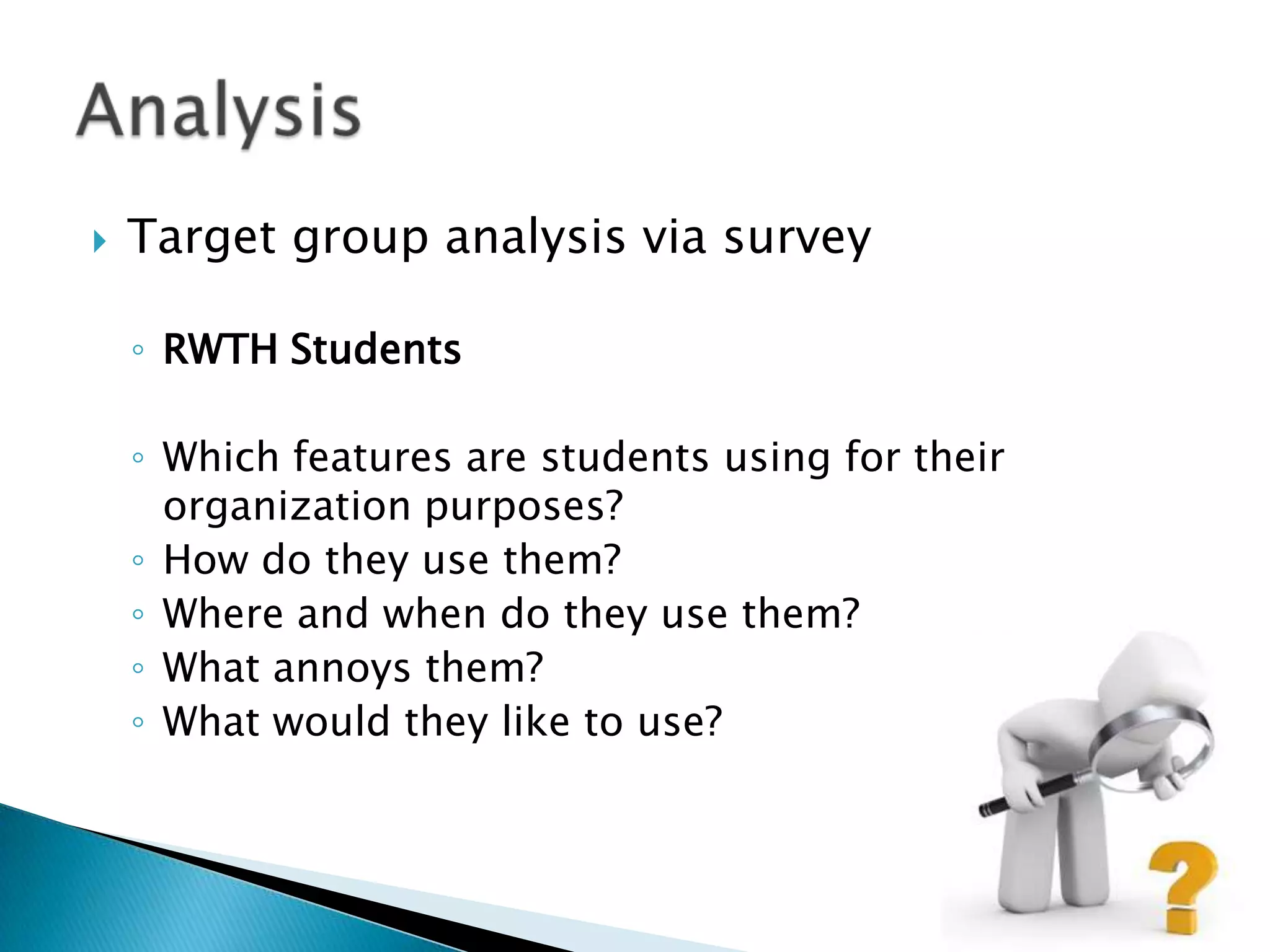 Fast optimized mobile access to the most needed functionalities Stay informed about what happened in the “learning rooms” that you are subscribed toImprovement ideas