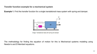 Motion System Transfer Function Example Control Systems | PDF