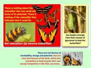 Teaching the Caterpillar to Fly - Ideas for Managing and Leading Change - Part One of Three