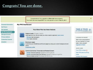 Congrats! You are done.
 