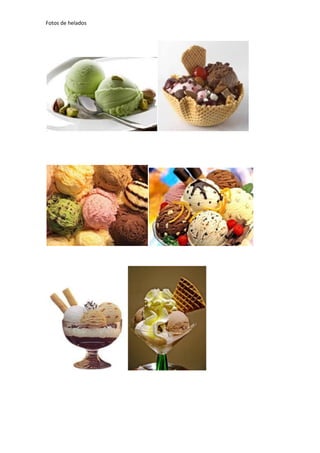 Fotos de helados
 