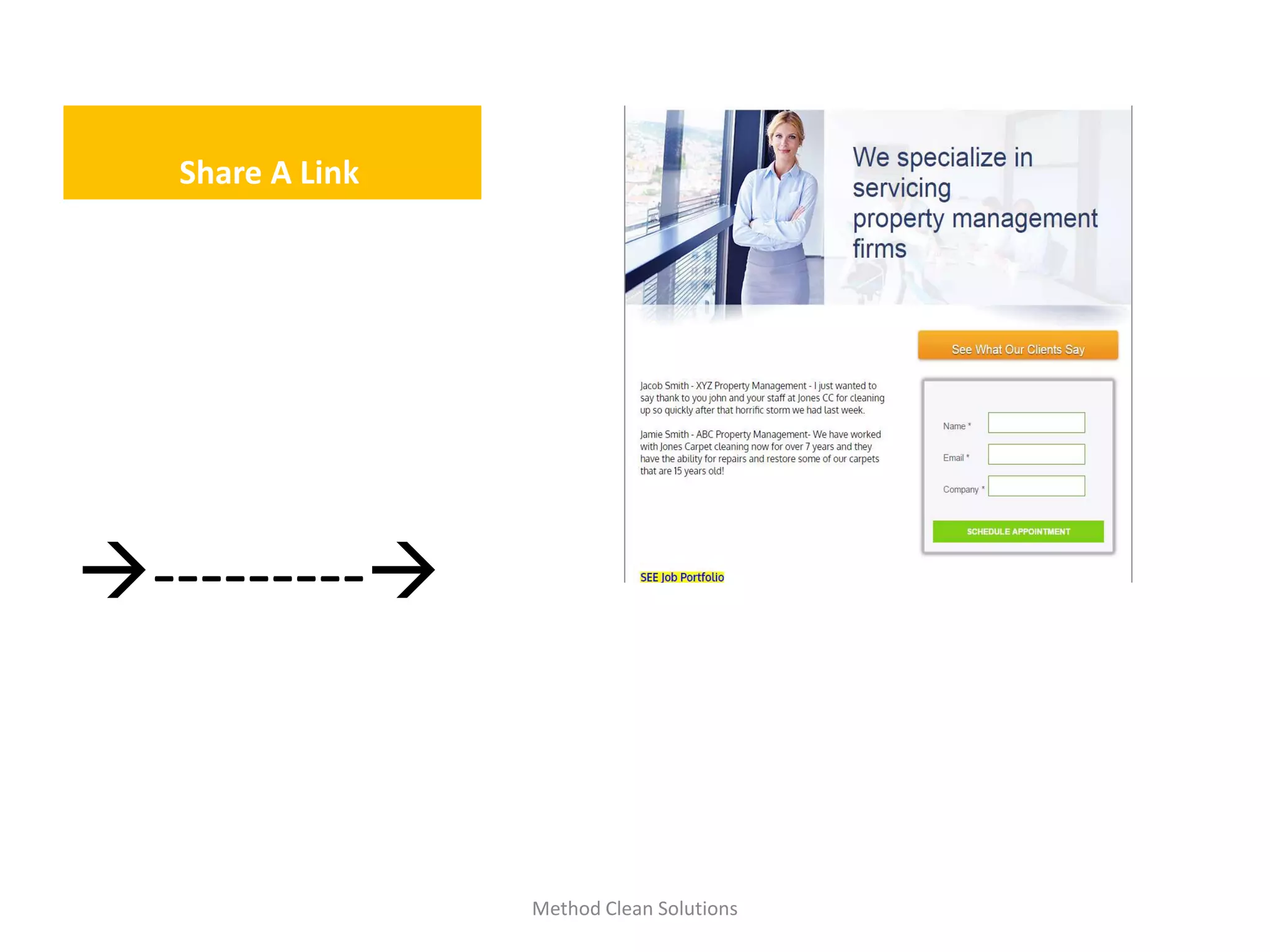 Share A Link
---------
Method Clean Solutions
 