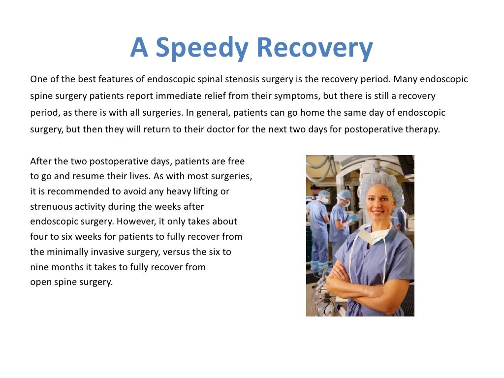 Minimally Invasive Spinal Stenosis Surgery