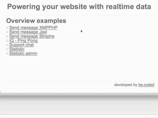 Powering your website with realtime data