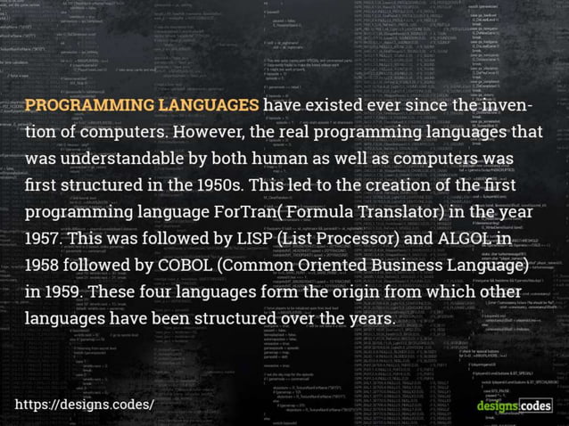 Evolution of Programming Languages Over the Years