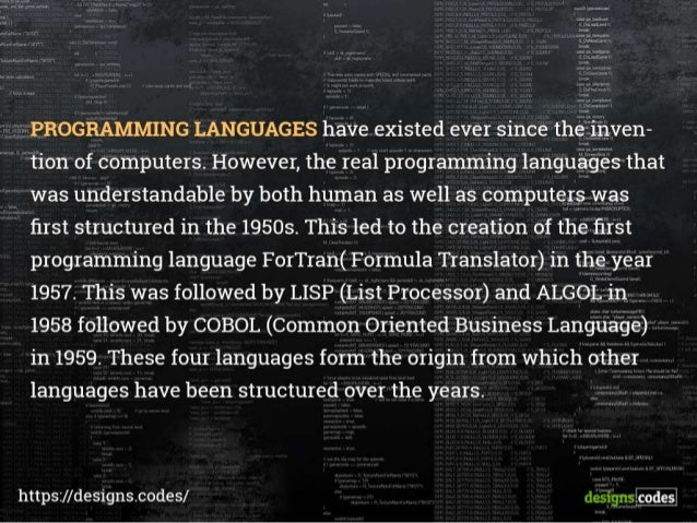Evolution of Programming Languages Over the Years