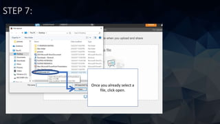 STEP 7:
Once you already select a
file, click open.
 