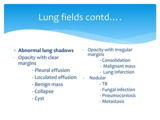 Viewing chest x ray | PPTX