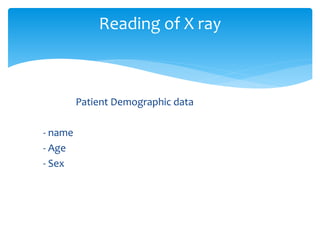 Viewing chest x ray | PPTX