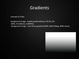 The Basics of CSS3 | PPTX | Web Development | Internet