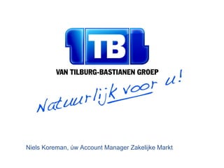 Niels Koreman, úw Account Manager Zakelijke Markt 