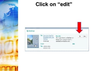 Click on “edit” 