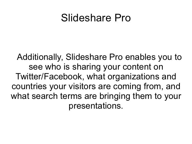 how to use slideshare what is slideshare