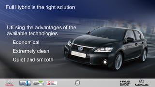 Toyota & Lexus Proposition | PPT