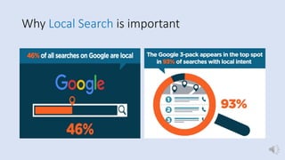 Why Local Search is important
 