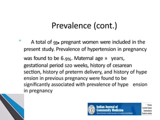 Comprehensive Overview of Hypertension in Pregnancy: Risks, Diagnosis ...