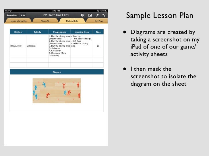 Physical Education iPad Lesson Planing