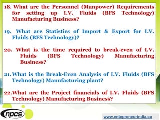 Production of I.V. Fluids (Saline and Dextrose). Intravenous Solution ...