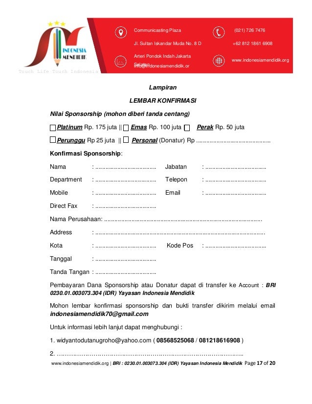 Proposal Lomba Ide Bisnis Indonesia Mendidik dot org